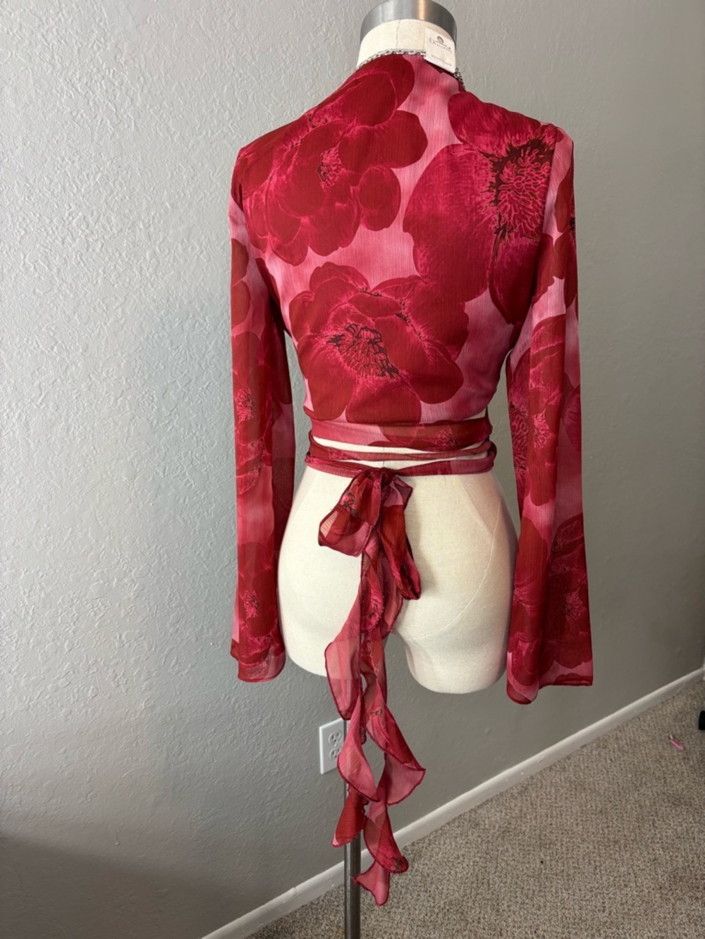 Fashion Nova Ex Girlfriend Vibes Top - Burgundy - Picture 3 of 6